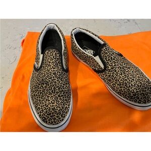 Vans Animal Print Slip-On Shoes